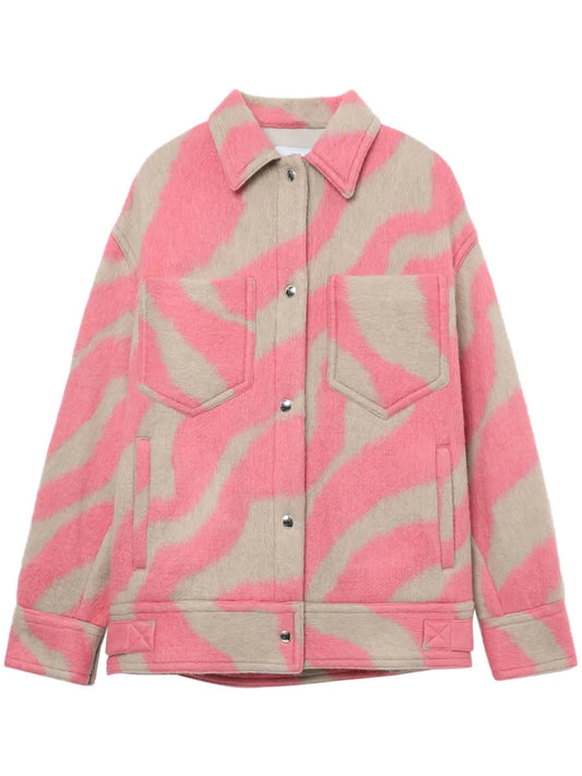 Edwina Zebra-Pattern Jacket