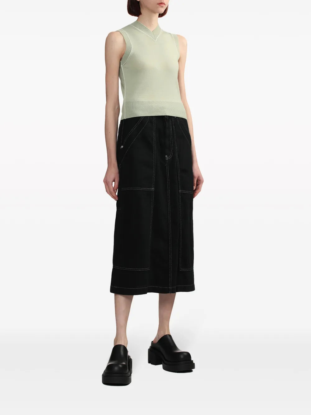 A-Line Denim Skirt