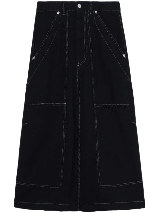 A-Line Denim Skirt