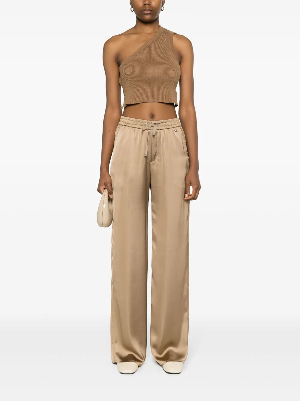 High-Waist Wide-Leg Trousers