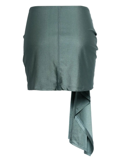 Sash-Embellished Mini Skirt