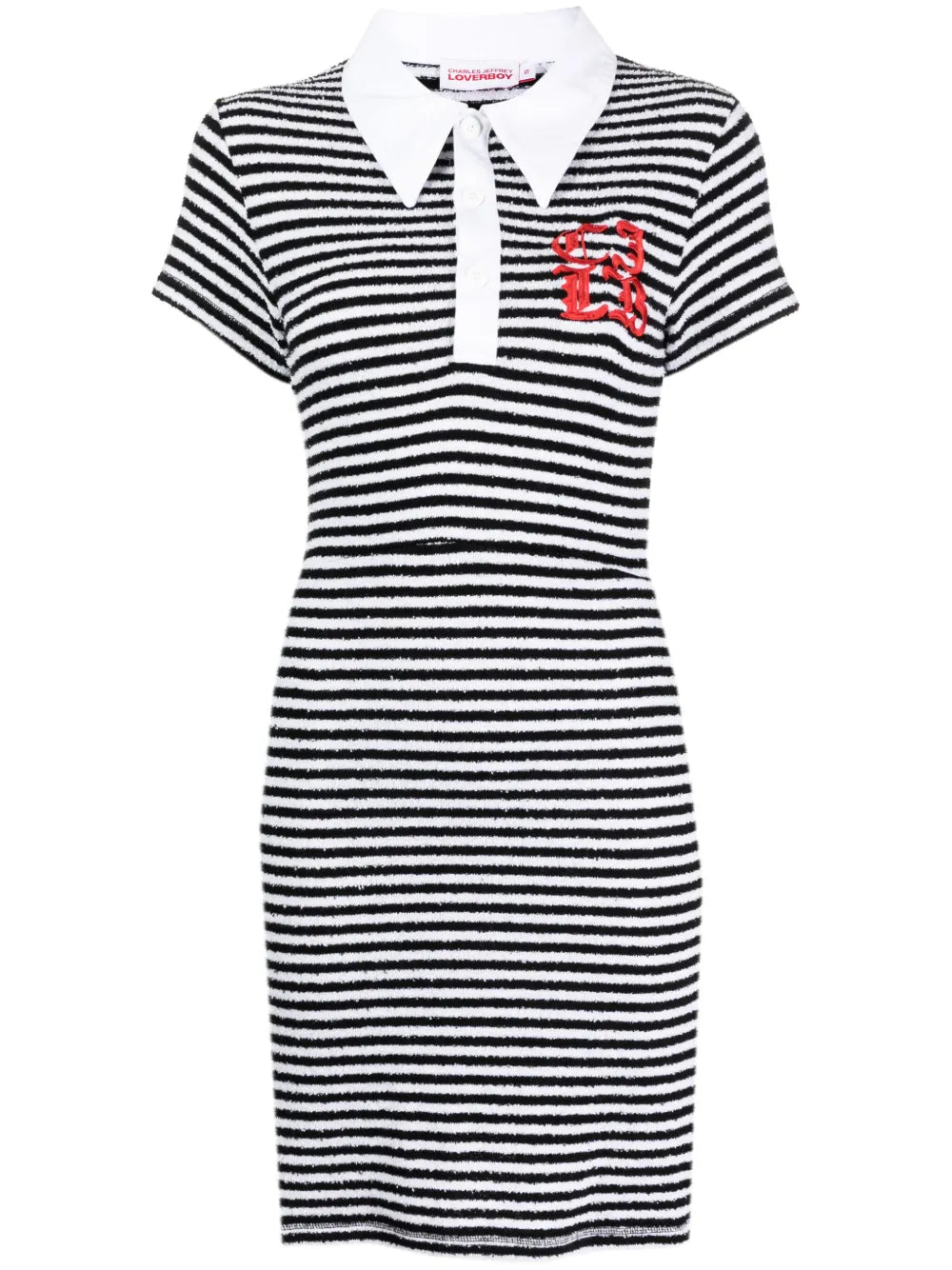 Wednesday Stripe-Print Minidress