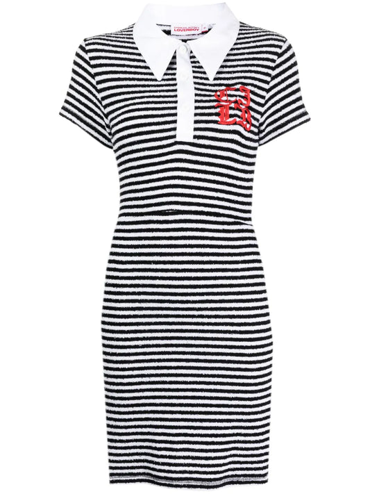 Wednesday Stripe-Print Minidress