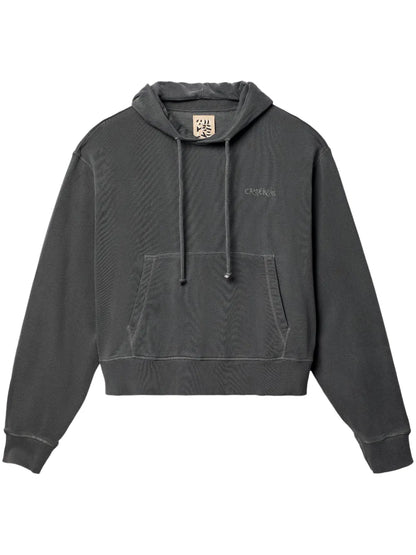 Logo-Embroidered Cotton Hoodie