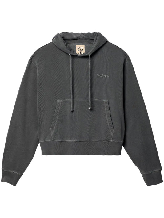Logo-Embroidered Cotton Hoodie