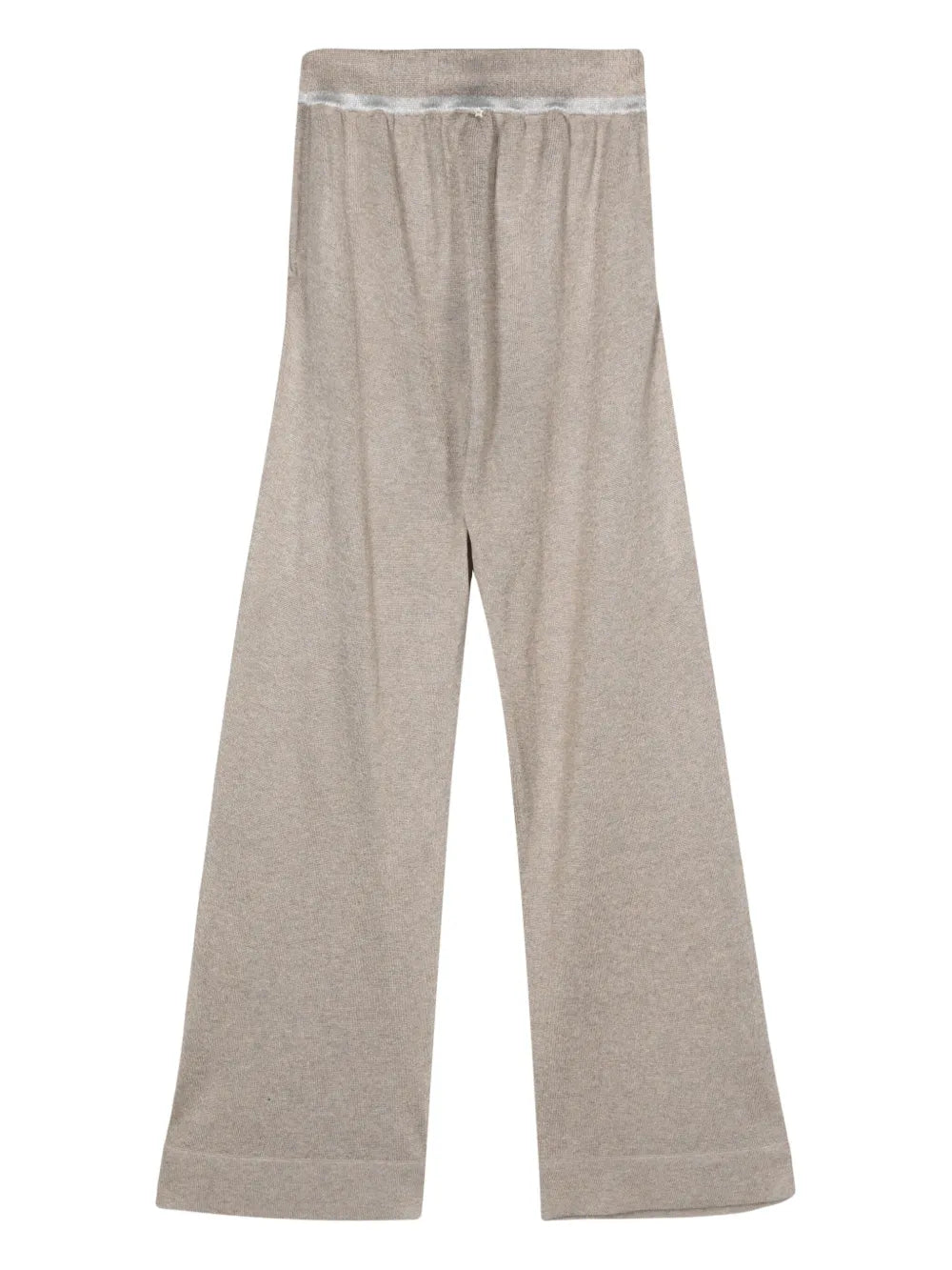 Knitted Straight-Leg Trousers