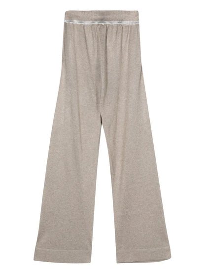 Knitted Straight-Leg Trousers