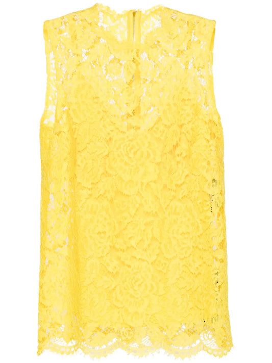 Cordonetto-Lace Top