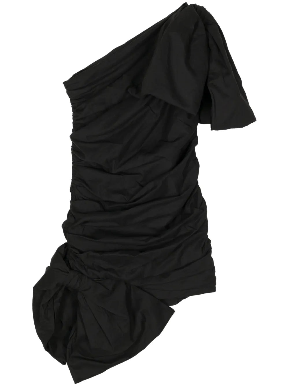 Bow One-Shoulder Minidress