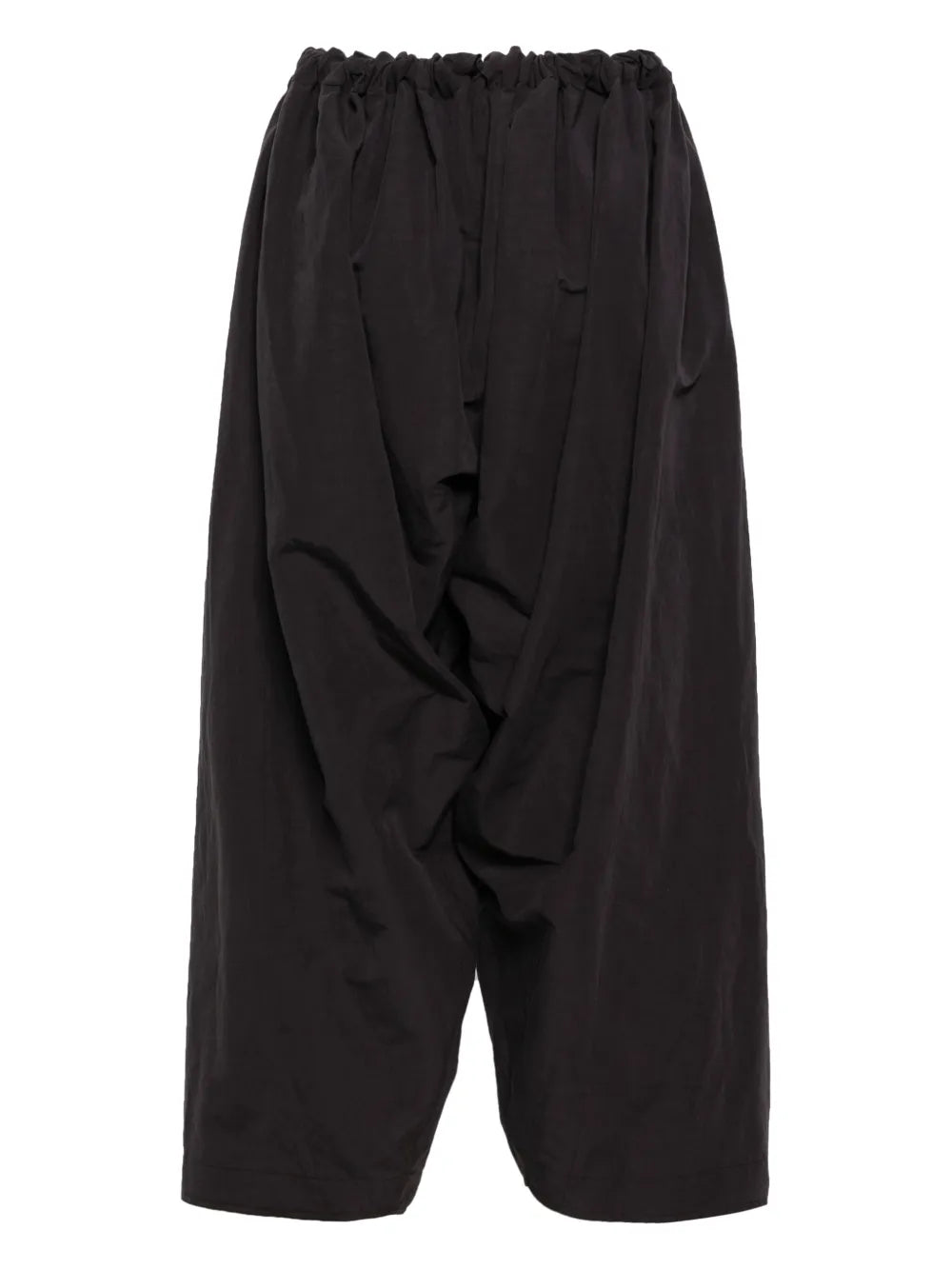 Drawstring-Waist Cropped Trousers