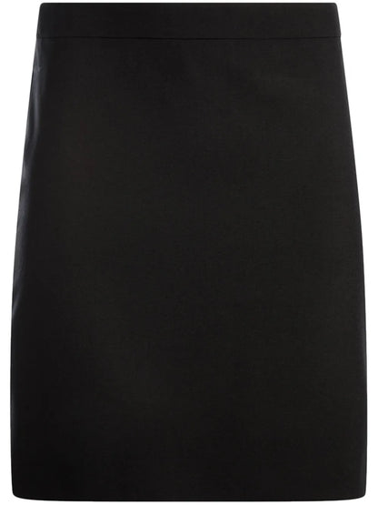 Virgin Wool Pencil Skirt