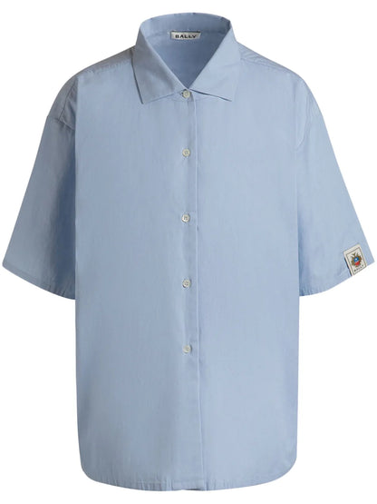 Logo-Appliqué Cotton Shirt