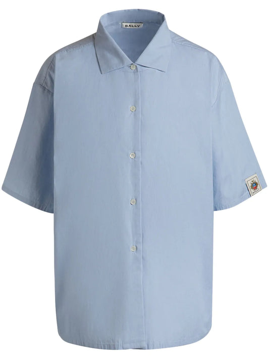 Logo-Appliqué Cotton Shirt