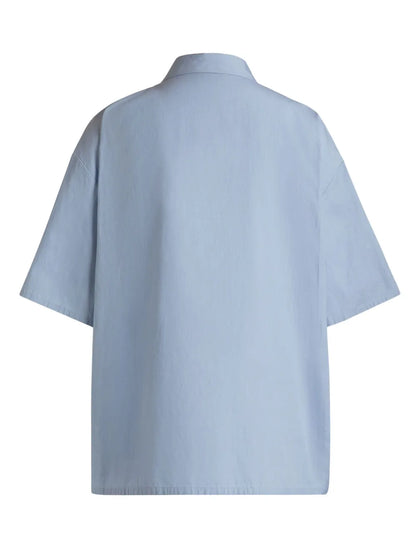 Logo-Appliqué Cotton Shirt