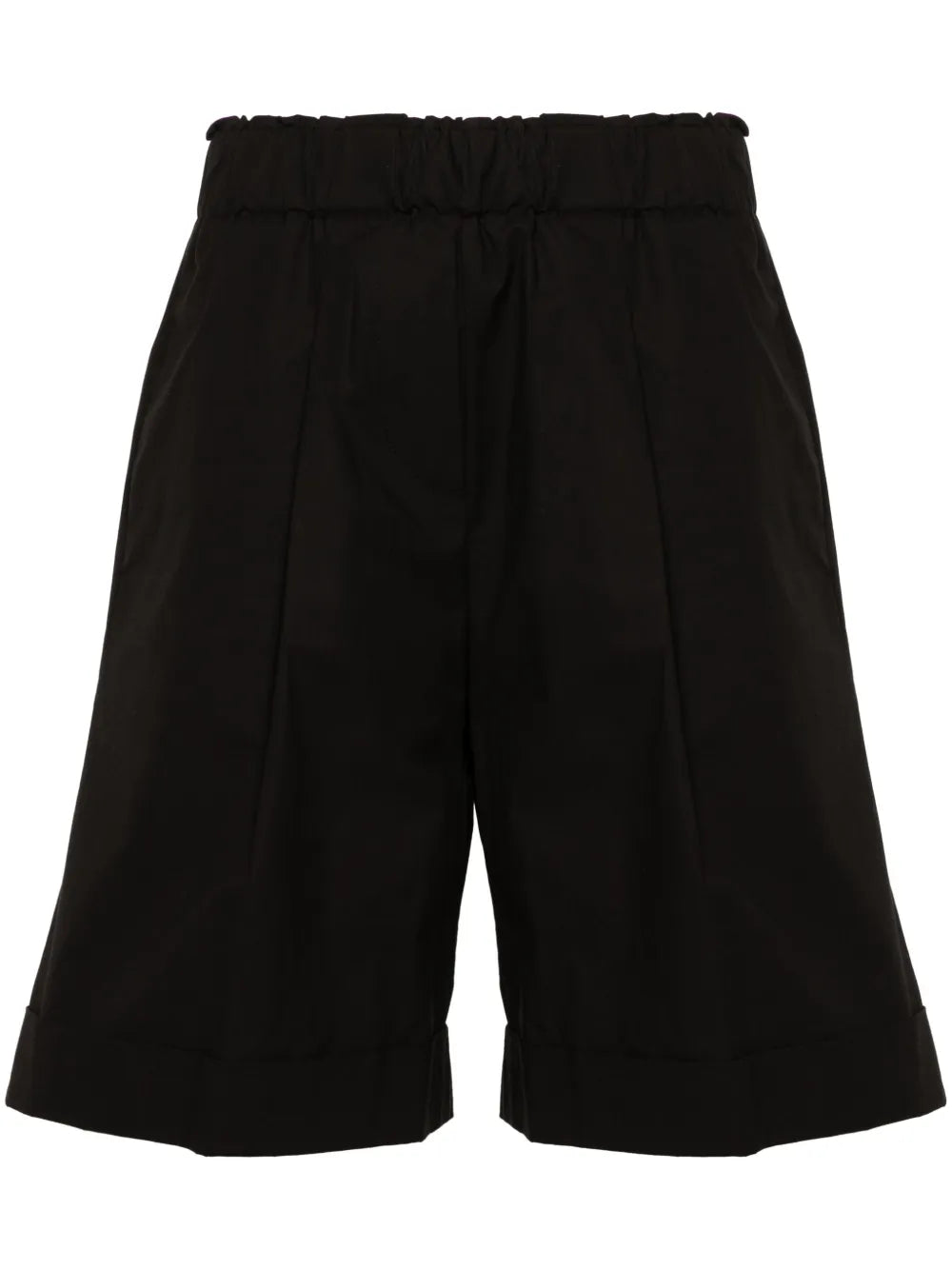 Pleat-Detail Shorts