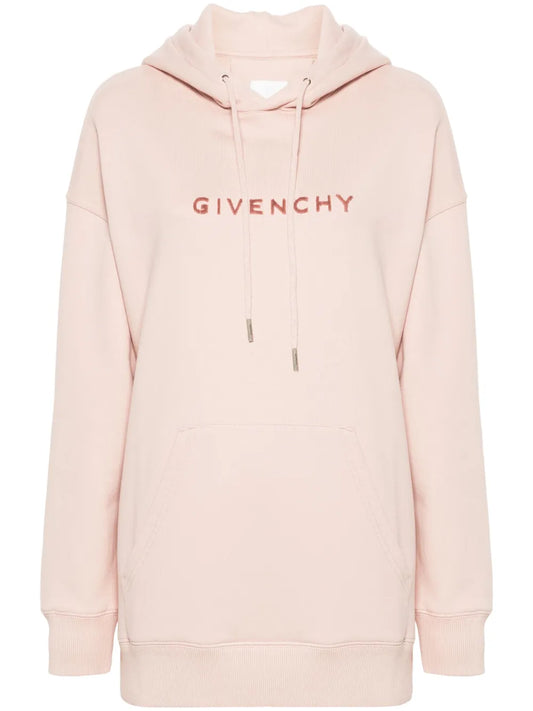 4G-Motif Cotton Hoodie