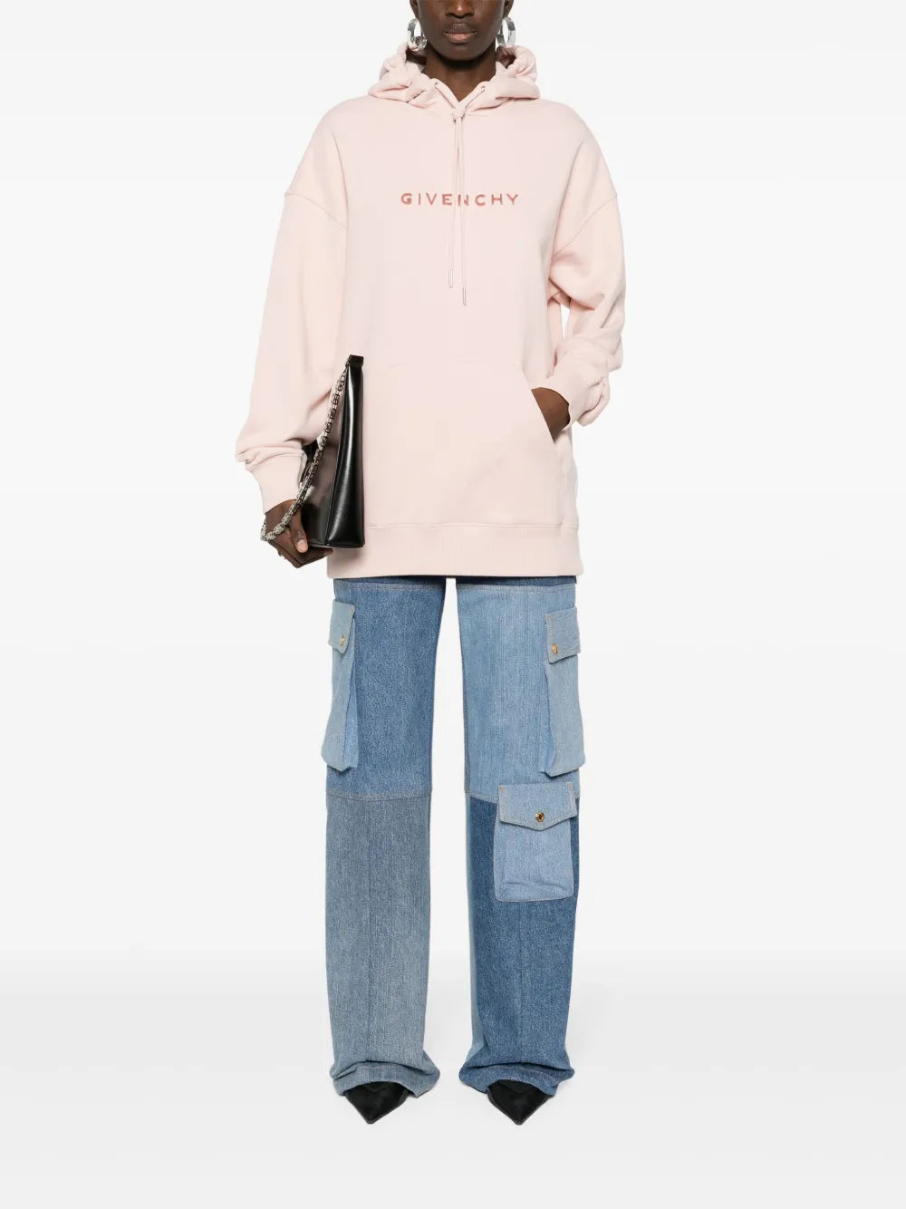 4G-Motif Cotton Hoodie
