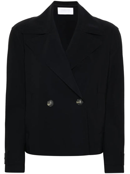 Double-Breasted Cropped Jacket