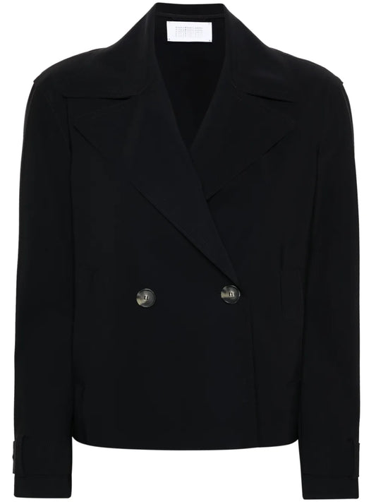 Double-Breasted Cropped Jacket
