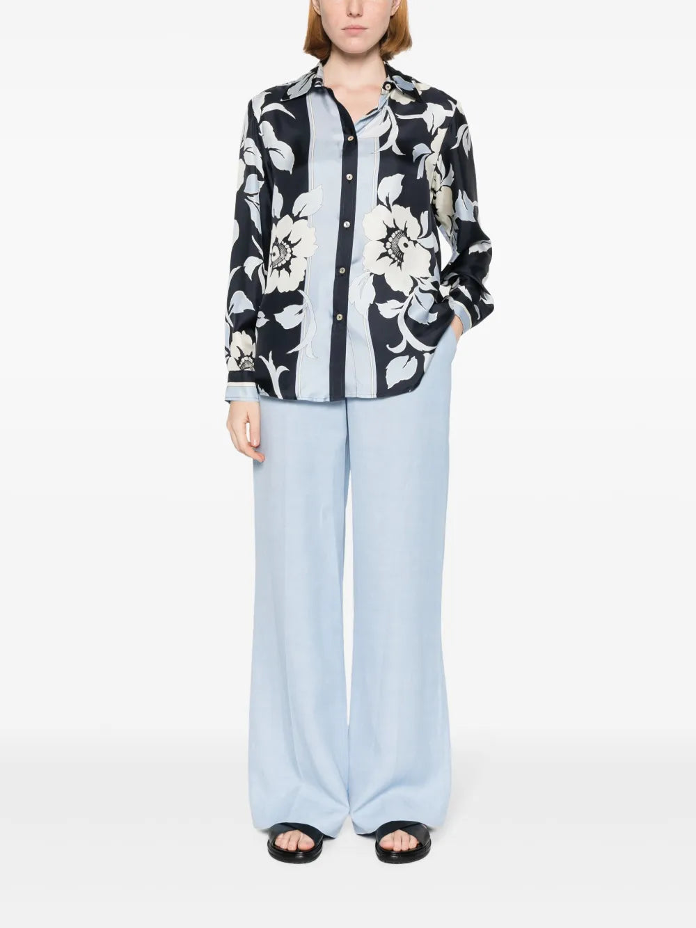 Tailored Wide-Leg Trousers