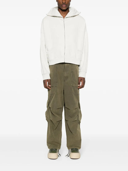 Full Zip Cotton Hoodie