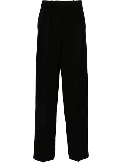 Pleat-Detail Palazzo Pants