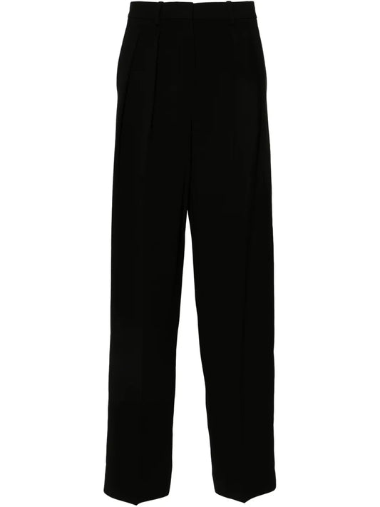 Pleat-Detail Palazzo Pants