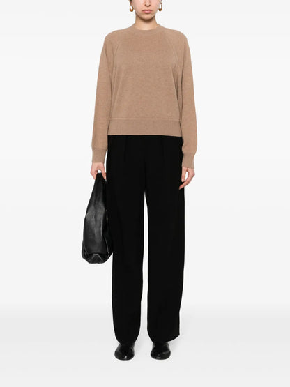 Pleat-Detail Palazzo Pants