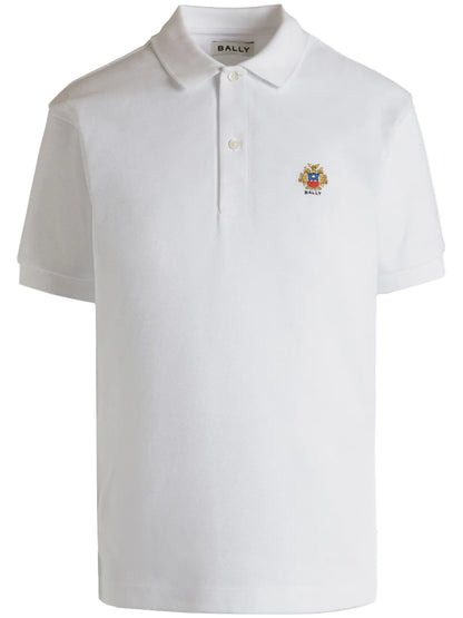 Logo-Embroidered Cotton Polo Top
