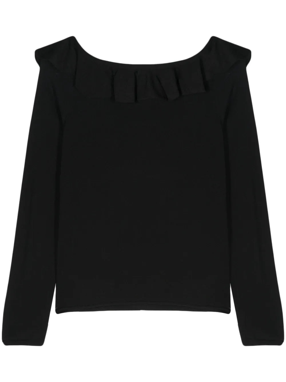 Ruffled-Detail Jumper