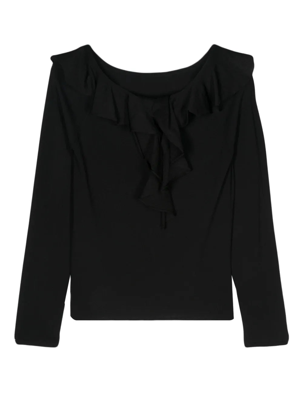 Ruffled-Detail Jumper