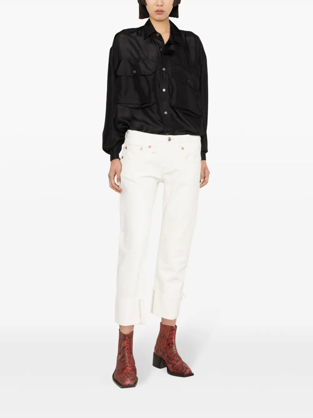 Cuffed Boy Cropped Jeans