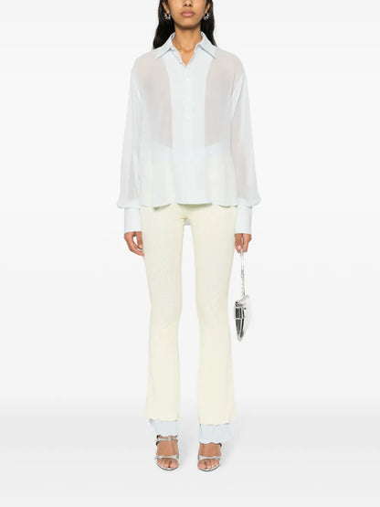 Layered Flared Trousers