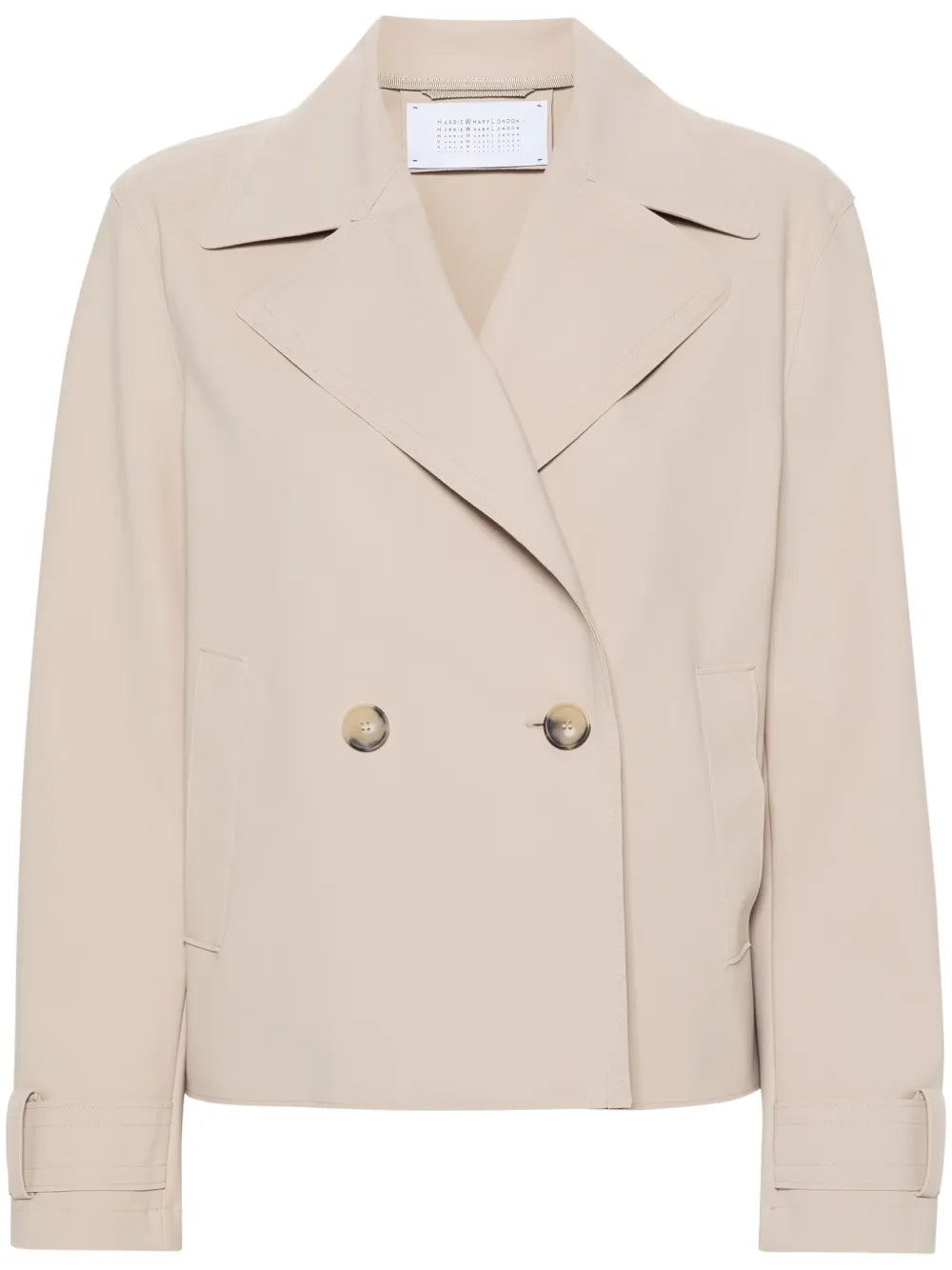 Double-Breasted Cropped Jacket
