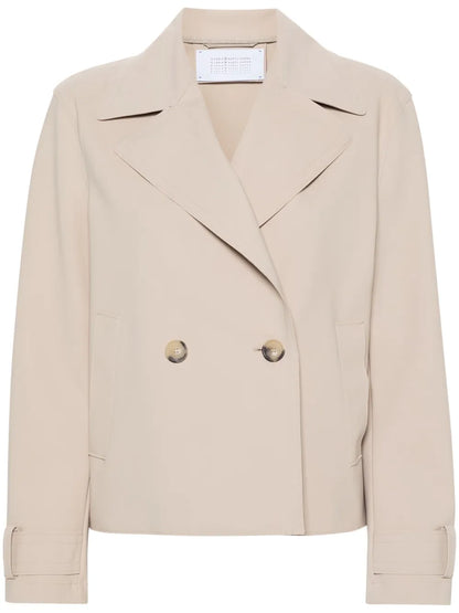 Double-Breasted Cropped Jacket