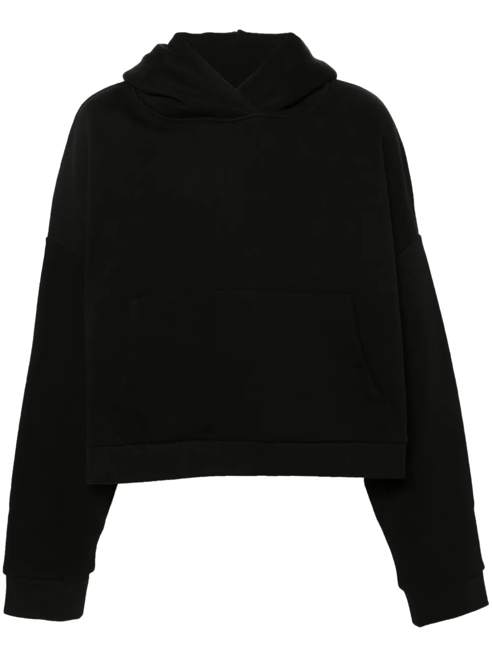 Drop-Shoulder Cotton Hoodie