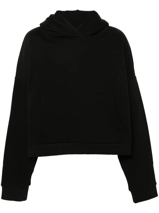 Drop-Shoulder Cotton Hoodie