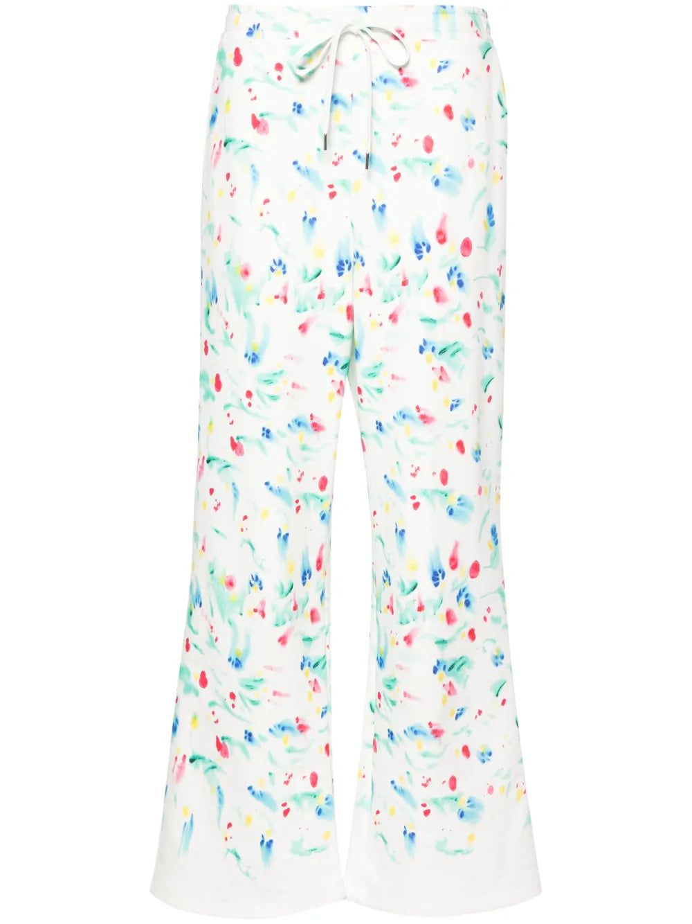 Floral-Print Cotton Track Pants