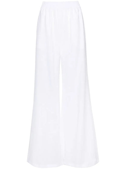 Wide-Leg Linen Trousers