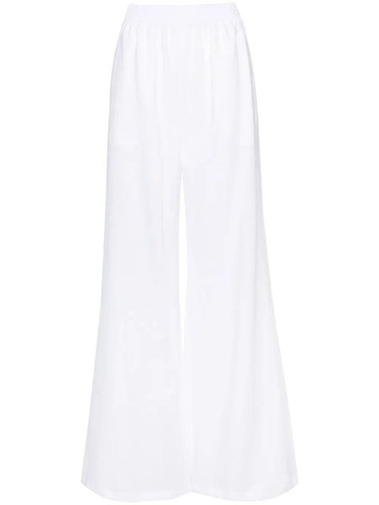 Wide-Leg Linen Trousers
