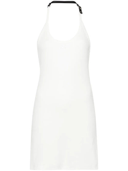 Holistic Buckle 90'S Logo-Patch Minidress