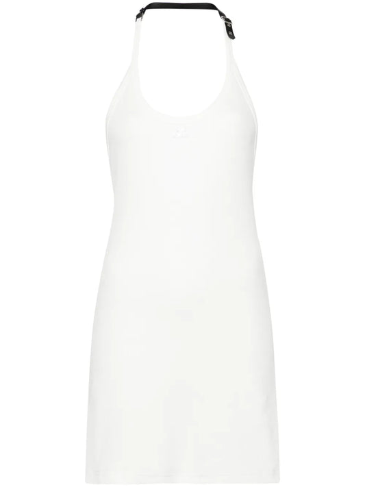 Holistic Buckle 90'S Logo-Patch Minidress