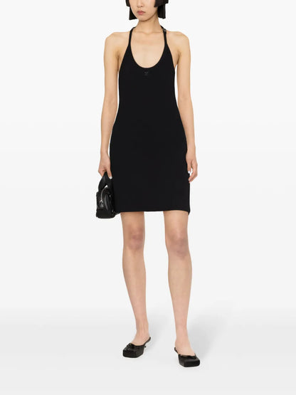 Holistic Buckle 90'S Logo-Patch Minidress