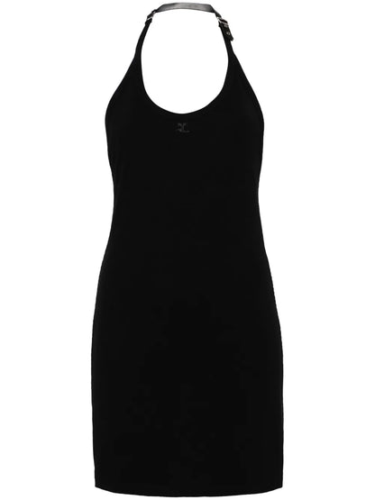 Holistic Buckle 90'S Logo-Patch Minidress