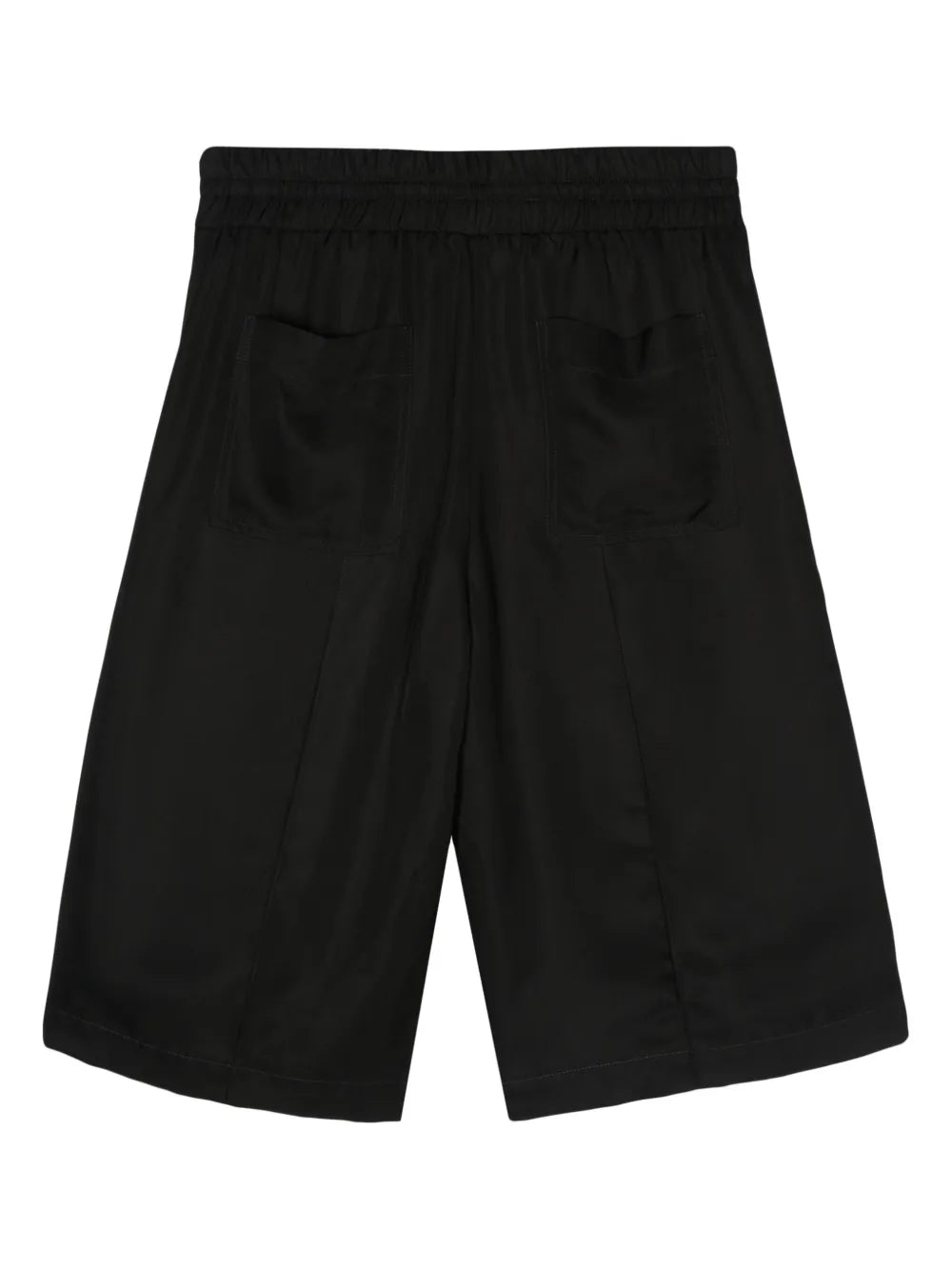 Pressed-Crease Twill Shorts