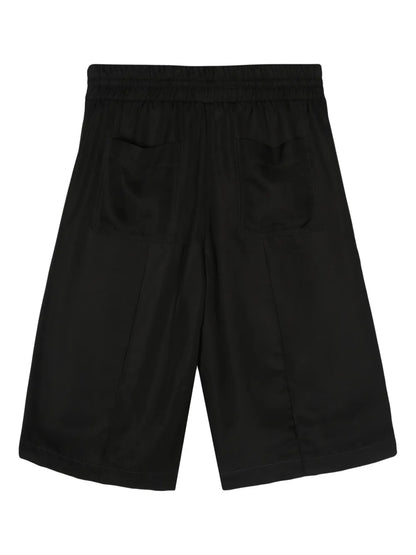 Pressed-Crease Twill Shorts