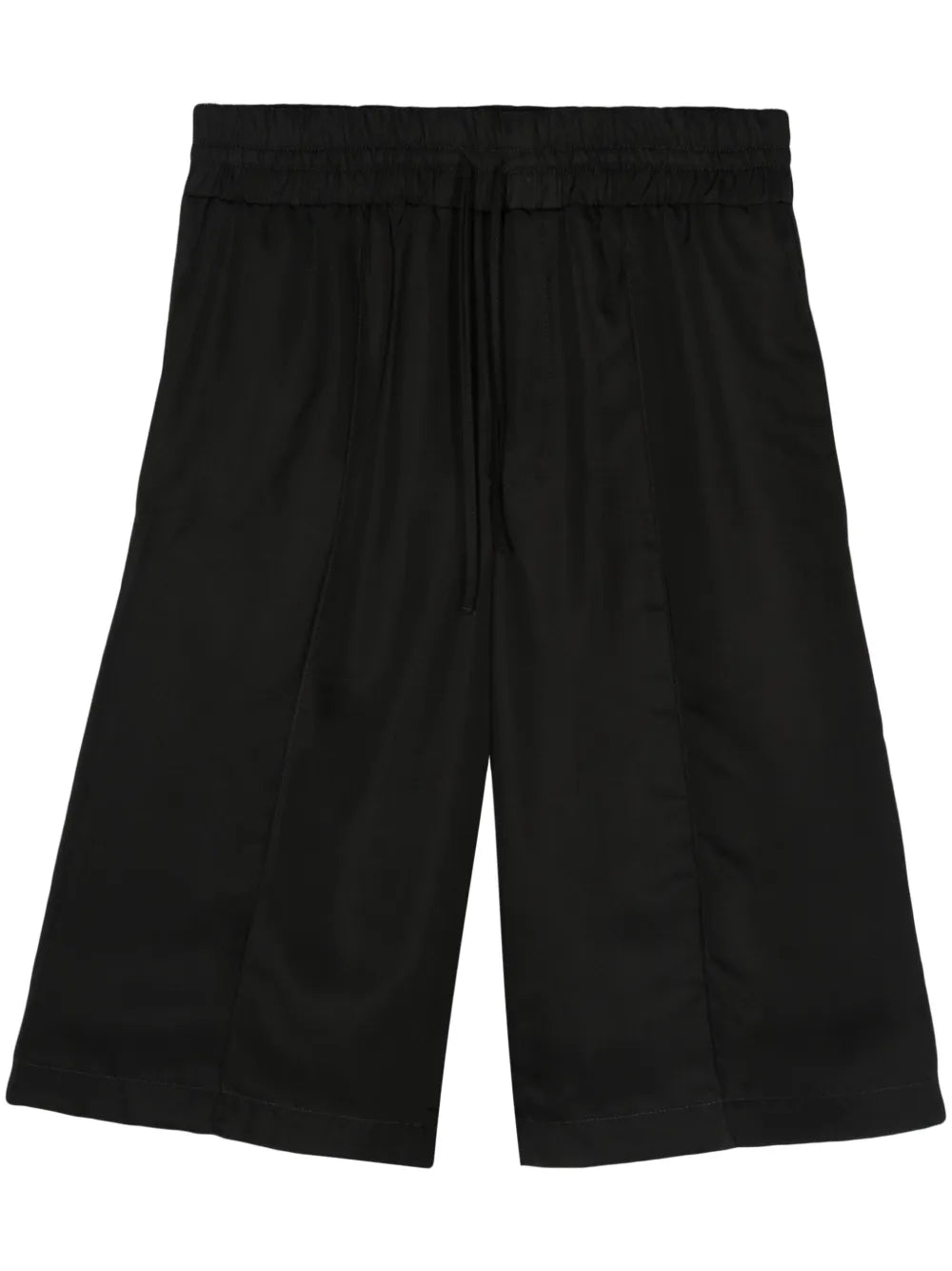 Pressed-Crease Twill Shorts