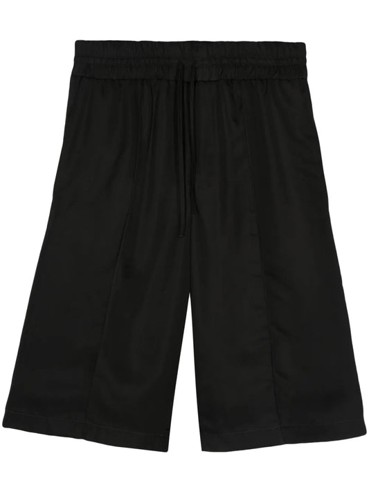 Pressed-Crease Twill Shorts