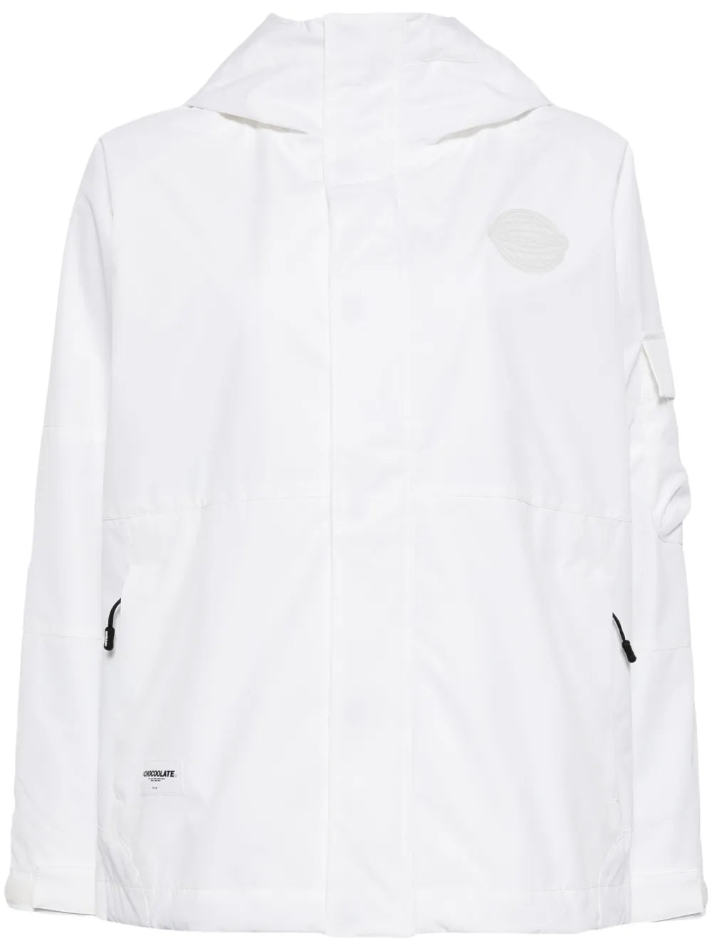 Logo-Appliqué Hooded Jacket