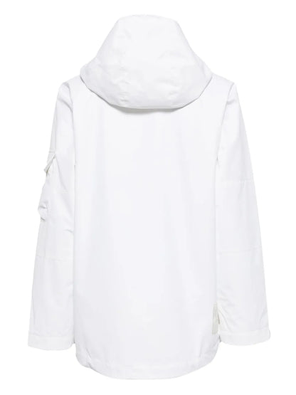 Logo-Appliqué Hooded Jacket